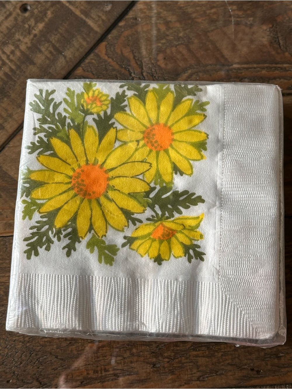 Vintage Hallmark Retro Floral Napkins Bundle Sealed Paper Party Supplies 10x10